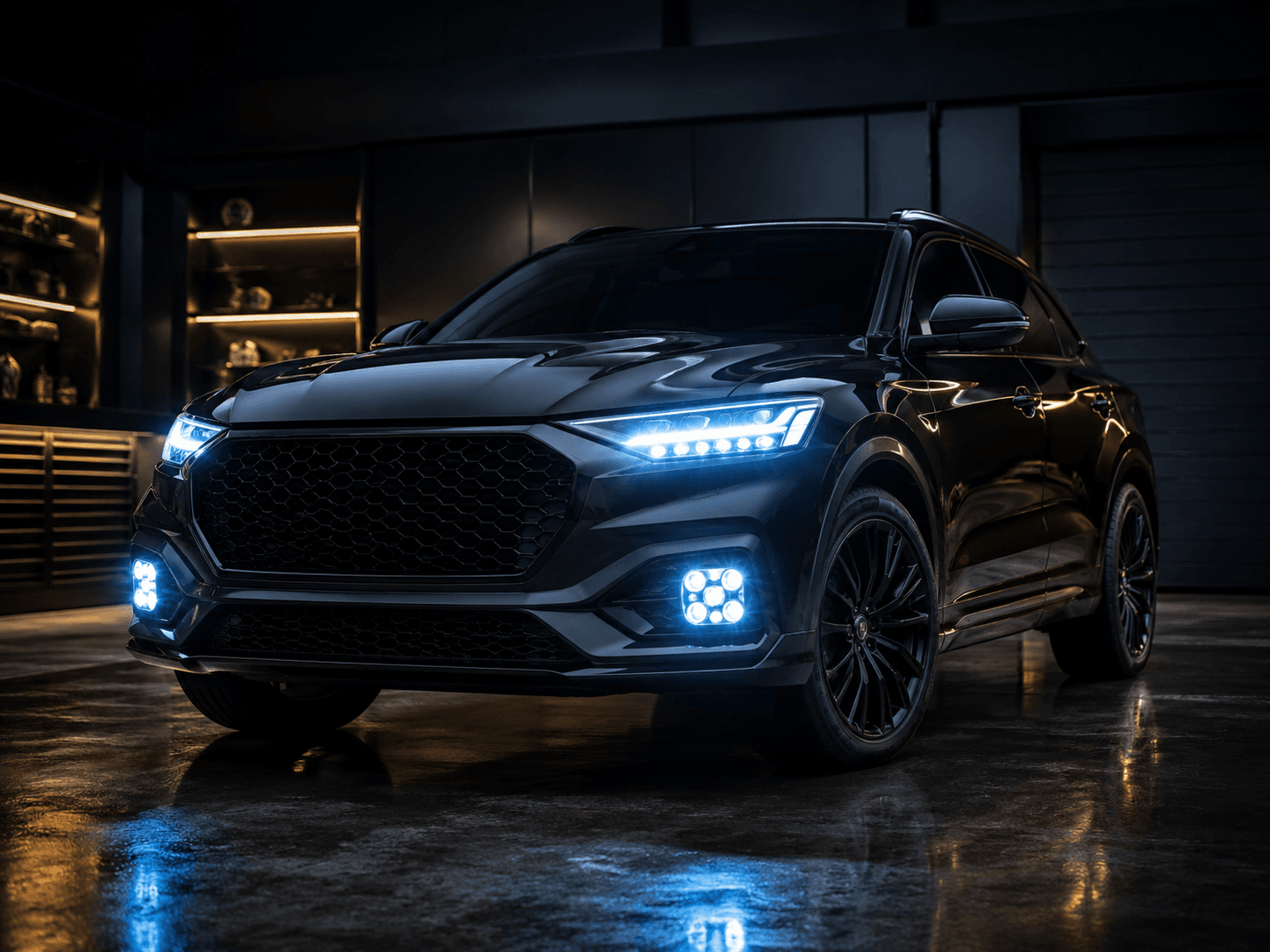 Automotive and motorcycle LED lighting products with compact aluminum housings